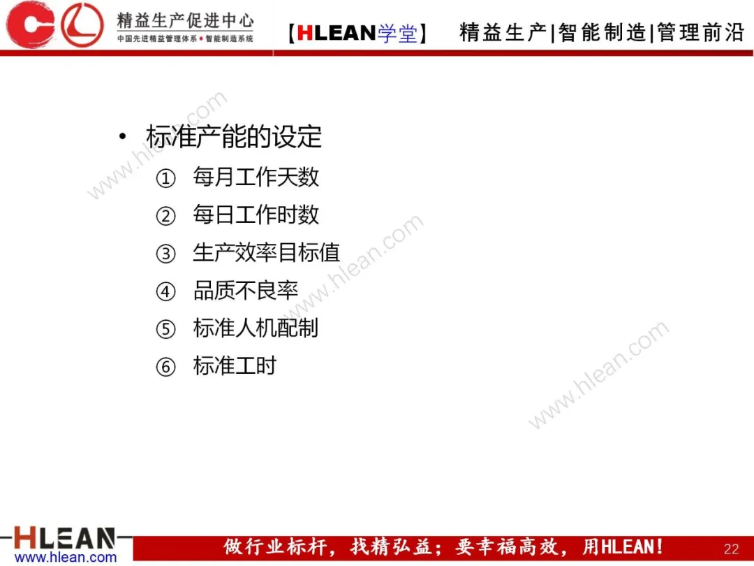 「精益学堂」标准工时简介