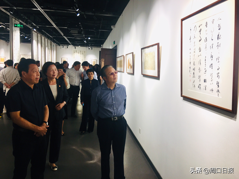 周口市文艺精品创作工程重点项目 曹景超书画展开幕