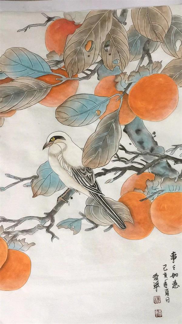 画家杨爱华（锦彩逸客）技艺纯熟 笔法刚健
