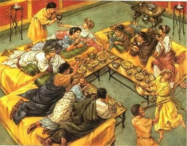 奢靡之风蔓延的古罗马，在“饮宴政治”中走向消亡