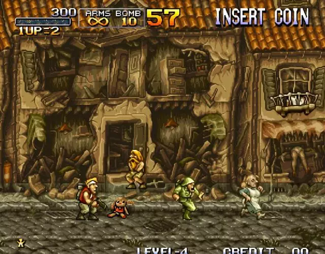 街機(jī)游戲中那些悲催的NPC，看熱鬧的吃瓜群眾也會(huì)被打