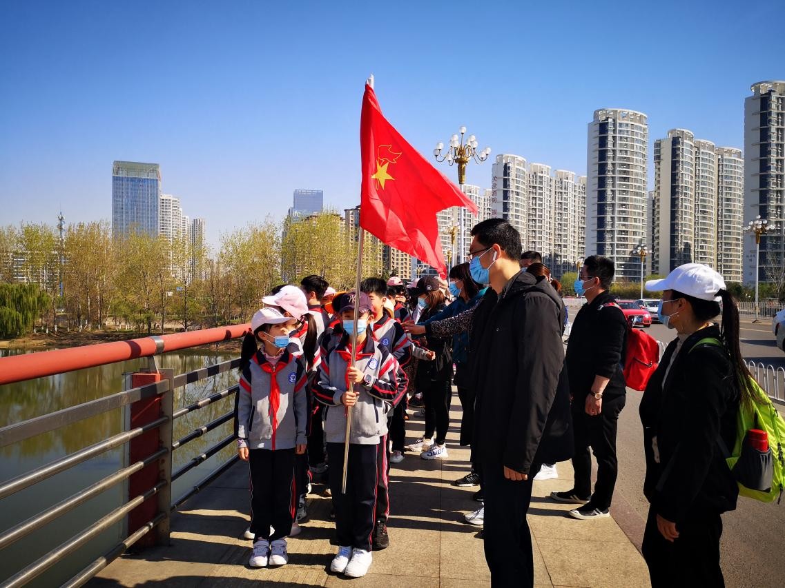 游羲之故居 学书圣文化：临沂金盾小学3( 15)中队徒步踏春