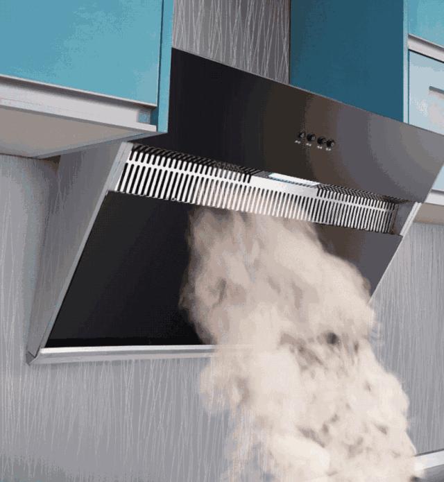 When the hood is on, why is the kitchen still full of fumes when