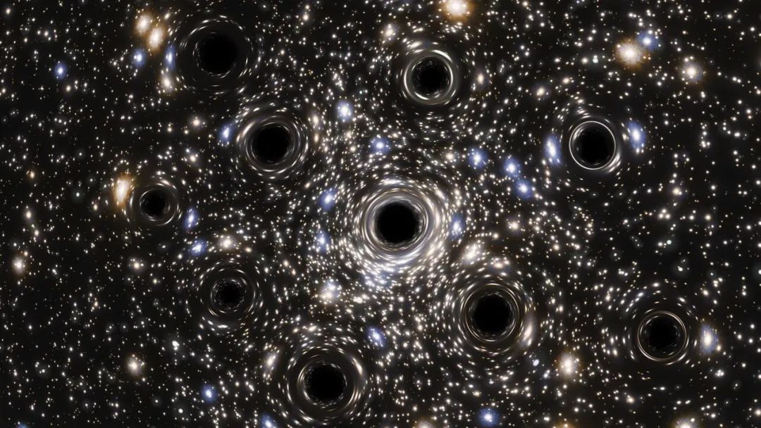 大批黑洞正在集结：7800光年外有事要发生