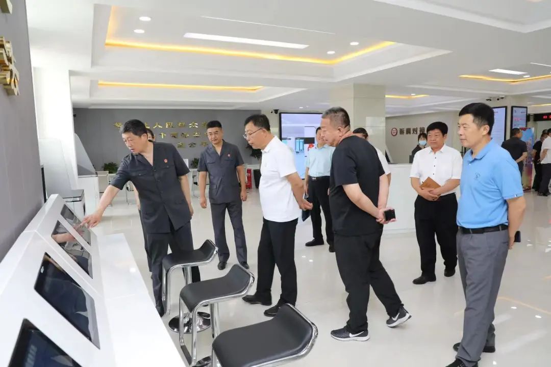 丰满区人大常委会调研丰满法院诉源治理工作