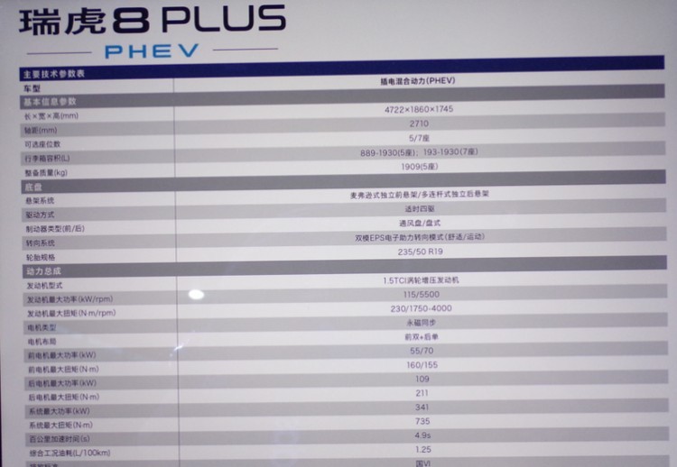正儿八经的“奇瑞王”！鲲鹏混动DHT装车，4.9秒破百