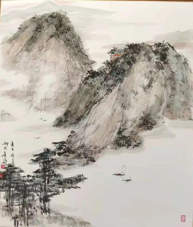 京津画派传人邢大年画作迎新春