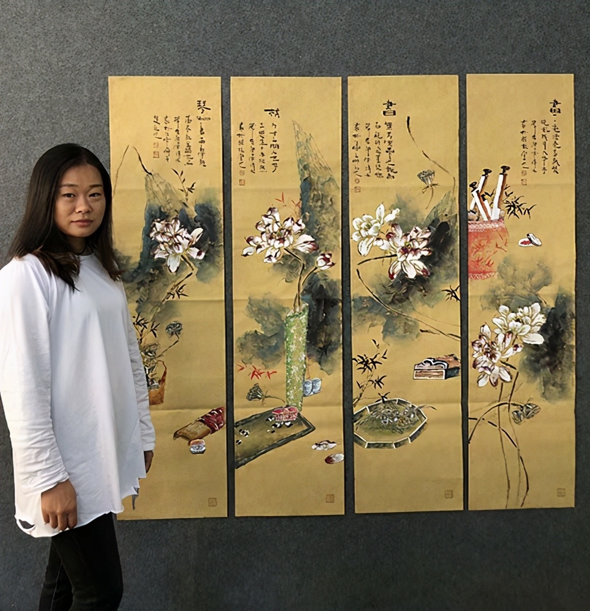 画家清禾——追求真实的自我和灵性，画风清新脱俗，灵动不失古朴