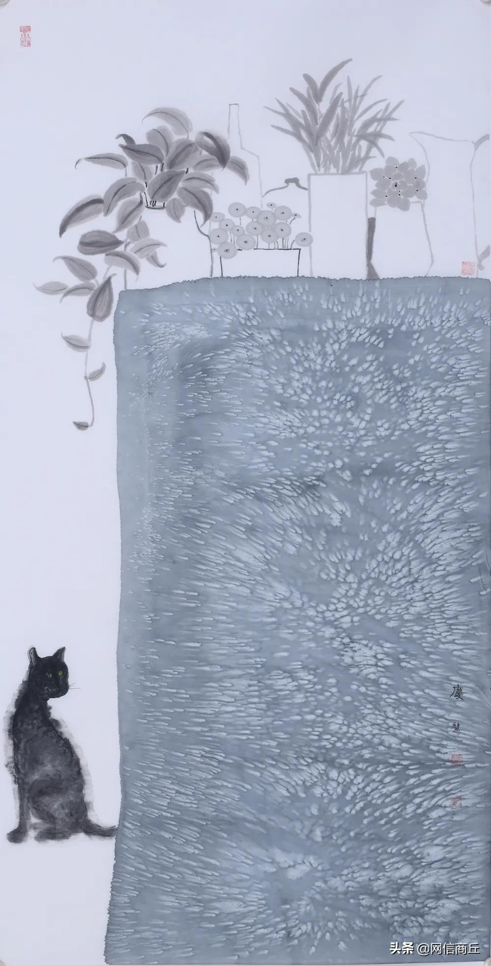 商丘市迎新春书画作品展在行政中心展出