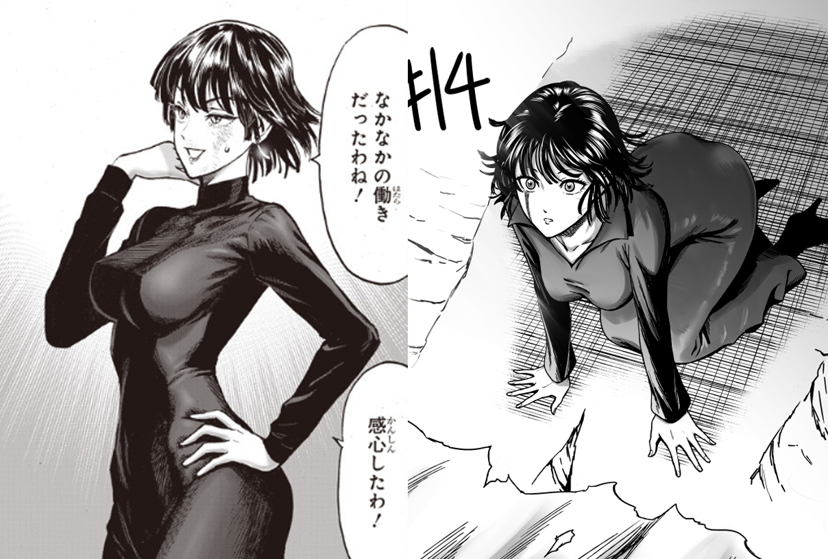 一拳超人村田与清炭笔下的四位美女画风对比各有千秋不分胜负- 头条汇