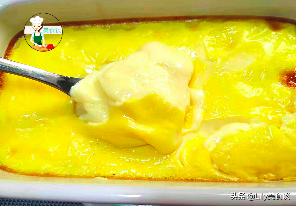 图片[2]-烤牛奶鸡蛋羹做法步骤图 香甜嫩滑-起舞食谱网
