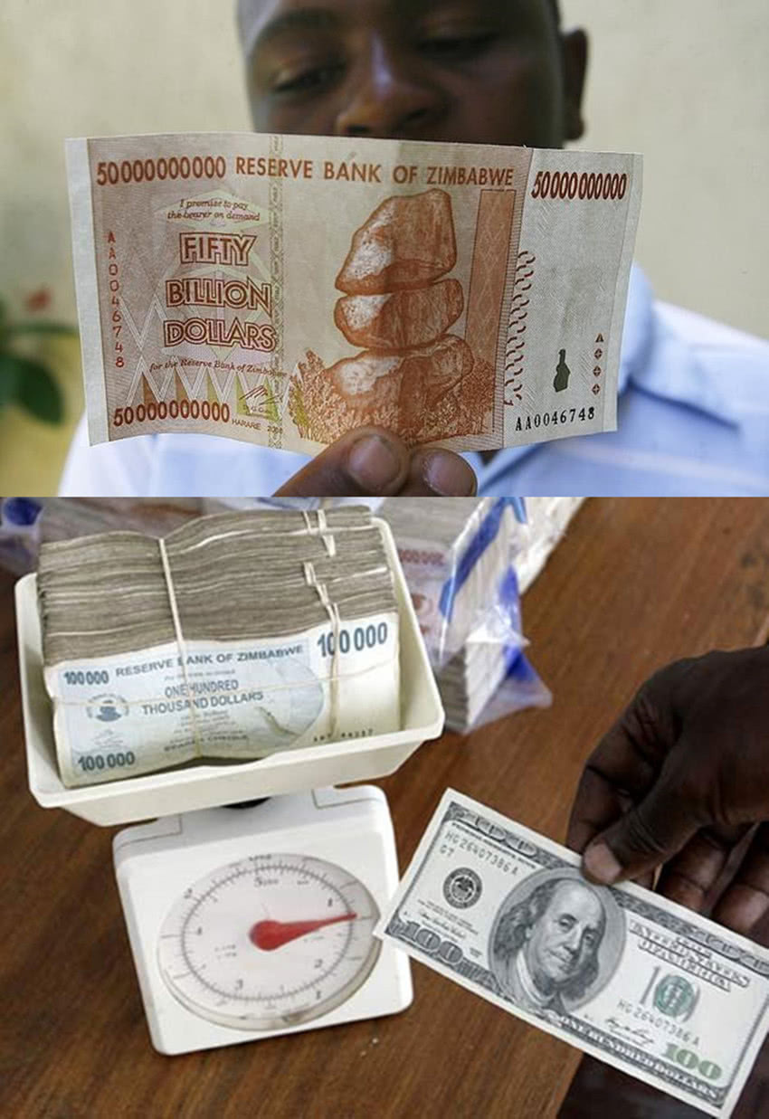 How Did Zimbabwe Devalue Its Currency By 1 Billion Times In 5 Months ...