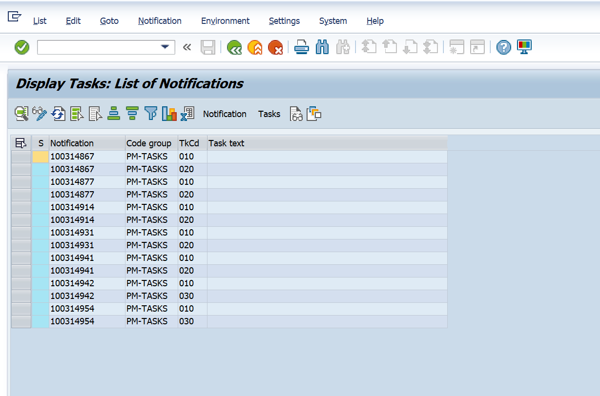 SAP PM入門系列28 - IW67 維修通知單任務報表