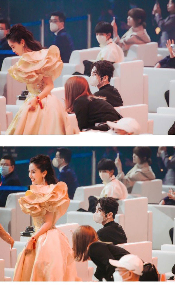 黄晓明盯Angelababy，眼神超虐 网：娱乐圈追妻火葬