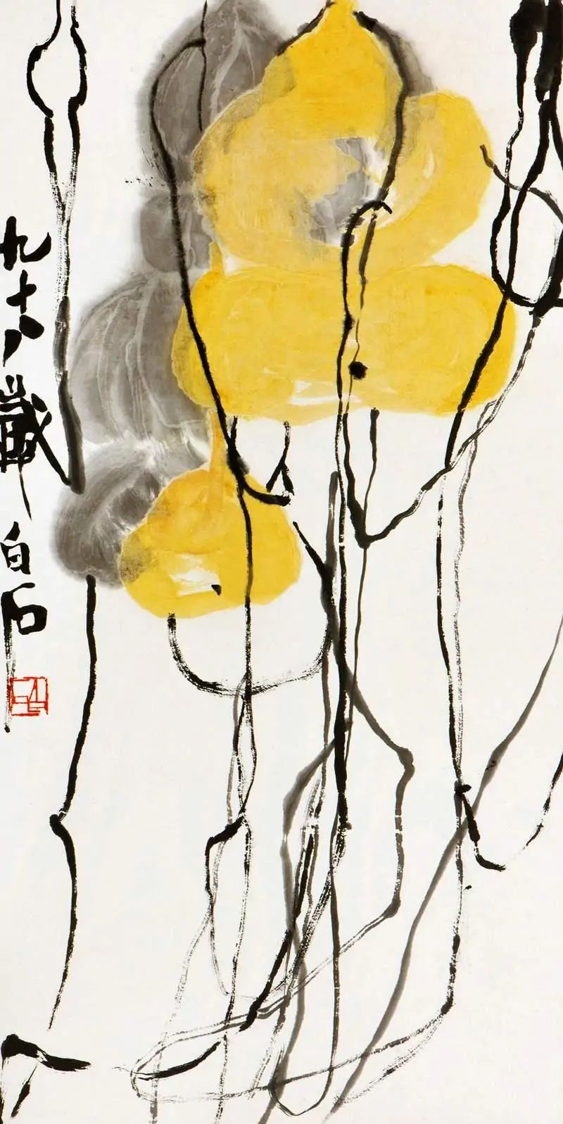 93岁齐白石画一幅漏洞百出的画，却被誉为神作，专家：神来之笔