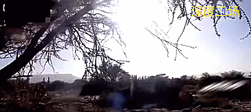 彩虹4无人机遭击落现场！俄制空空导弹隐蔽命中