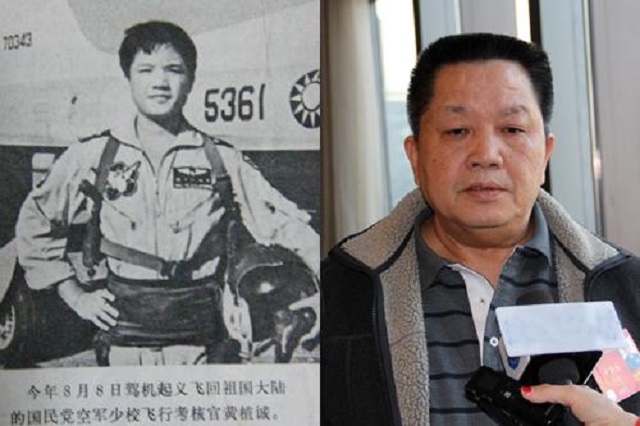 黄植诚驾百万战机回归大陆，受邓小平亲切接见