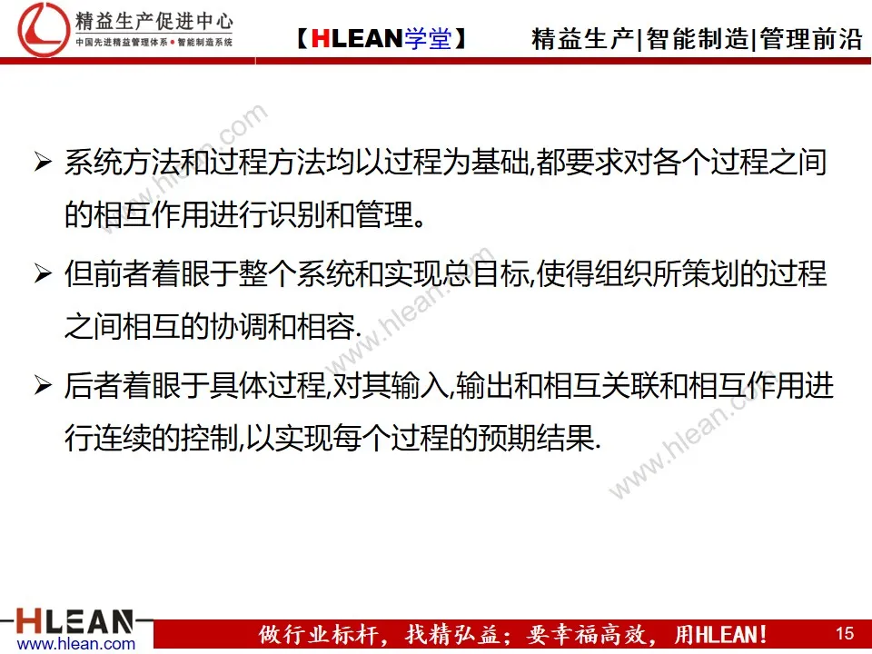 「精益學堂」質量管理體系八大原則(下篇）