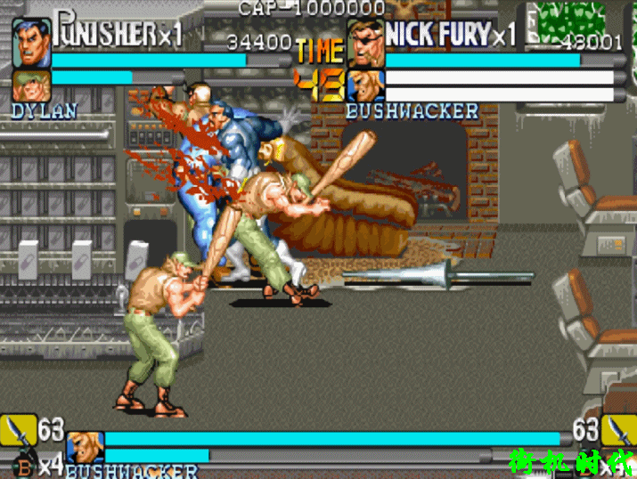 街機游戲最默契的夾攻，漫長的折磨，BOSS只想快點入土為安