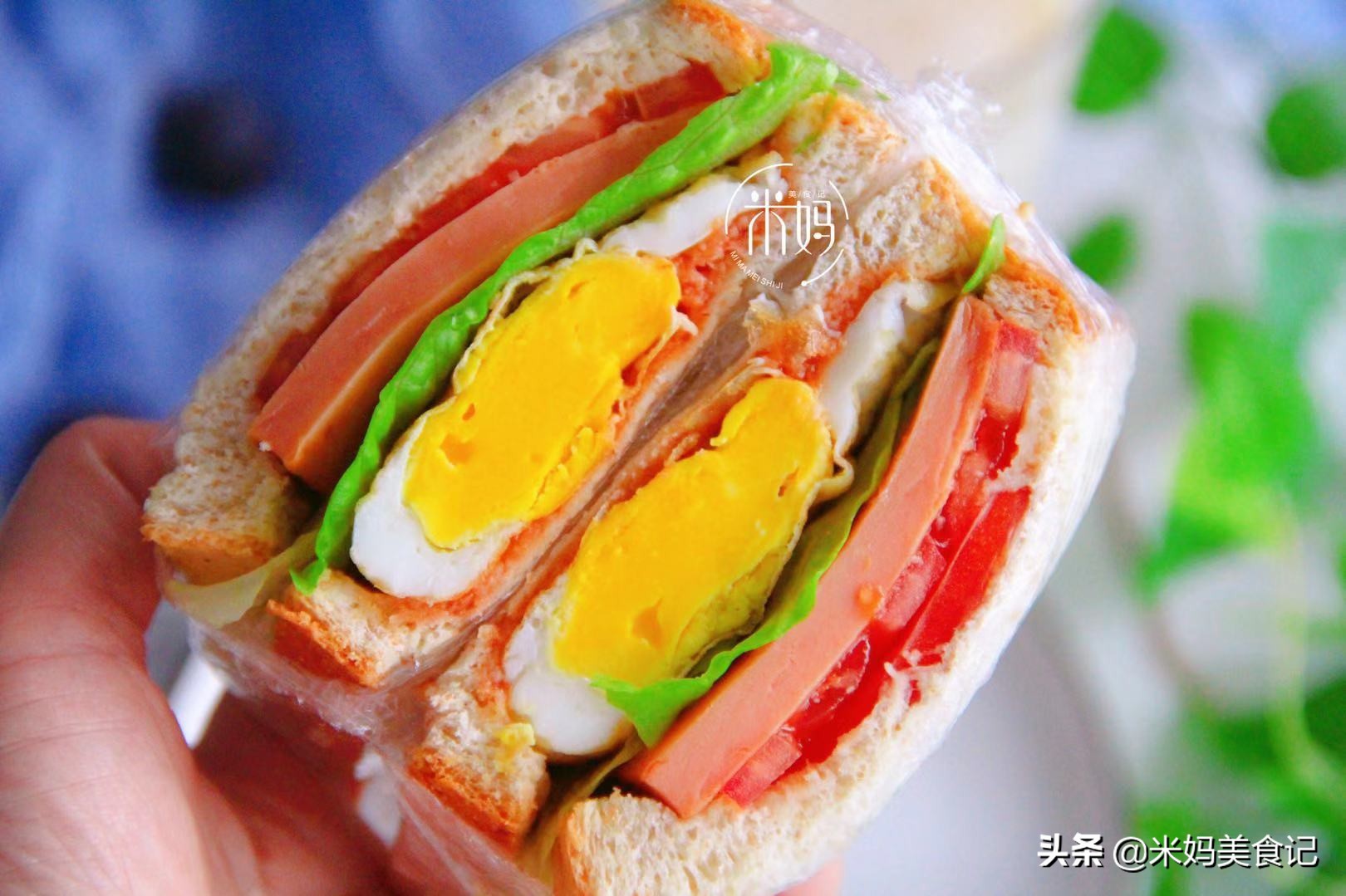 圖片[2]-自制三明治做法步驟圖 隔天就想吃營養又解饞！-起舞食譜網