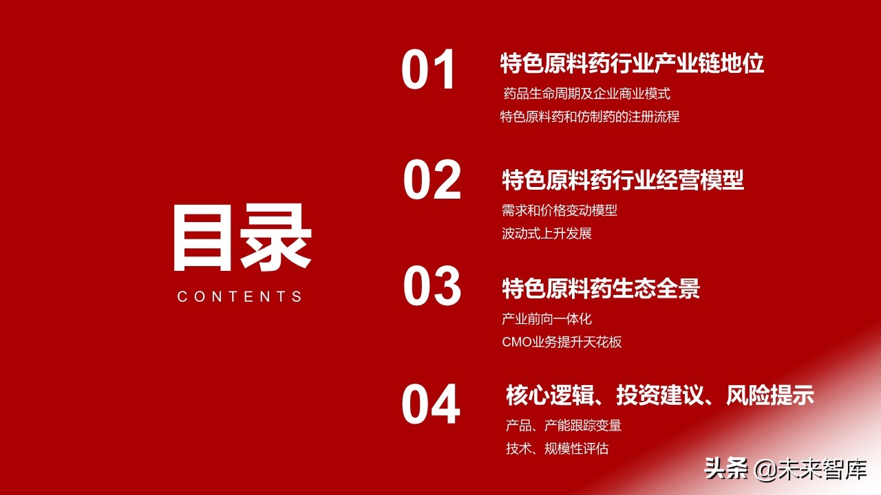 特色原料药行业研究与投资框架：从成长性属性看API投资逻辑