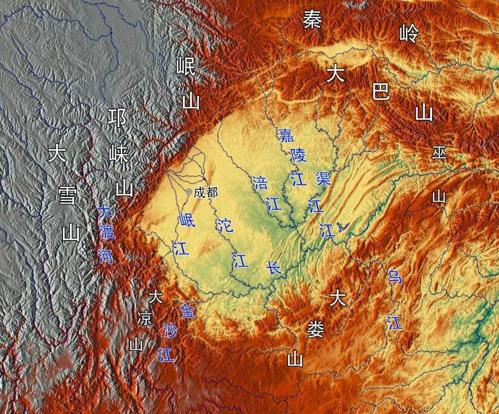 巴蜀为什么叫四川？