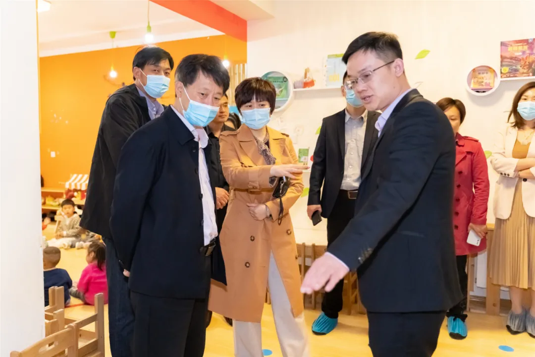 郑州市卫健委领导到汇爱深入调研婴幼儿照护服务工作开展情况