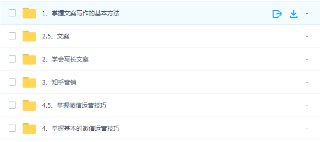 五年花费八千学习文案，总结出了这套文案写作资料大全纯干货