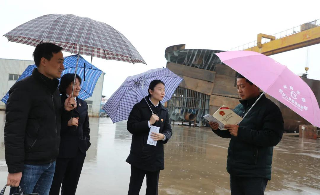  Publicity Week of the Yangtze River Protection Law | Chizhou, Anhui: the two institutes and the Water Conservancy Bureau carry out law popularization publicity