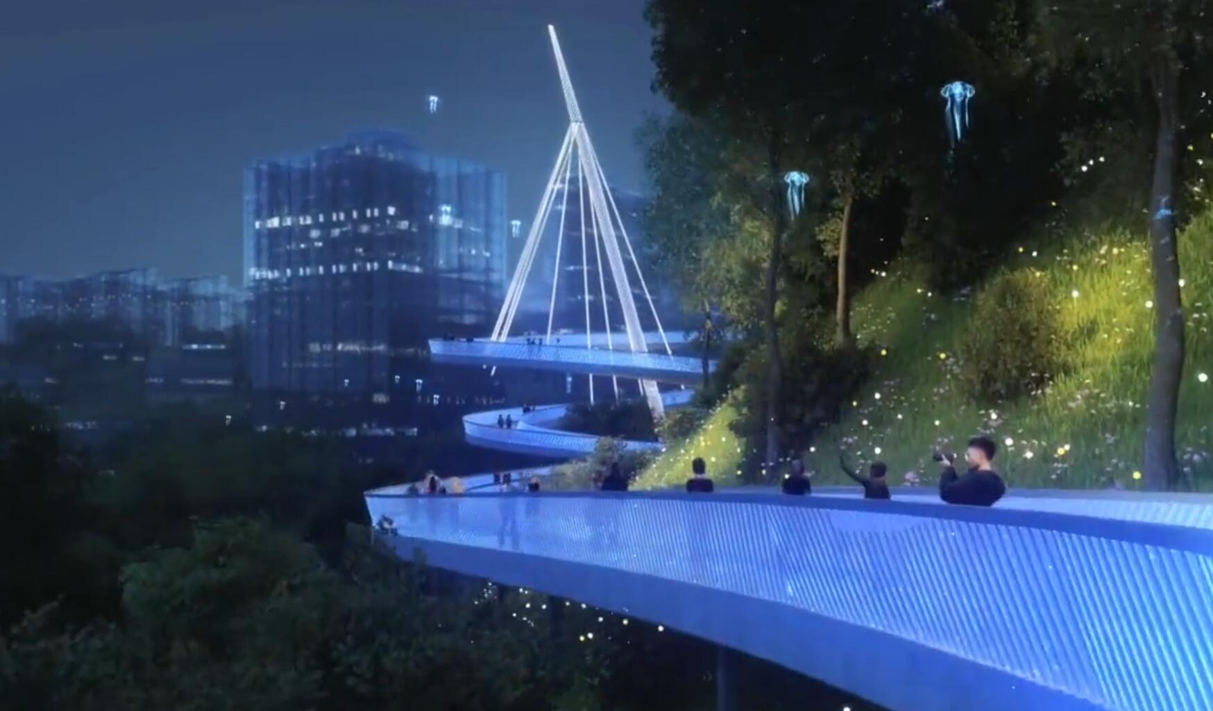 重庆游乐园王者归来：赛博朋克城市与自然生态结合，助力南岸发展