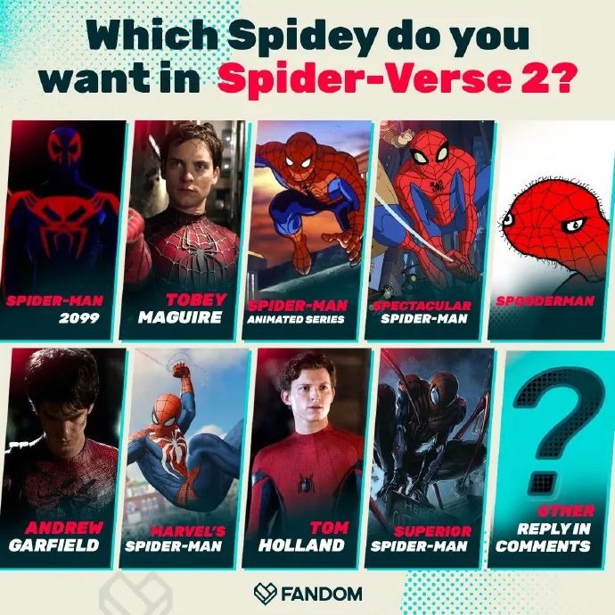 《蜘蛛侠：平行宇宙2》今日开拍，15个蜘蛛侠登