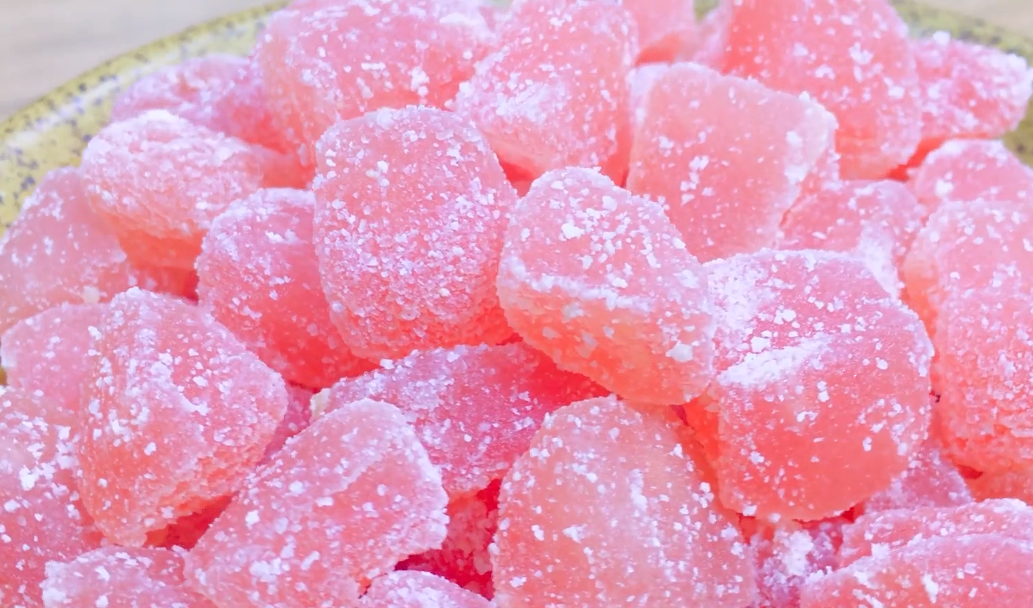 柚子瓤別扔了，教你自製柚子糖，清香又甘甜，好吃不上火，超簡單