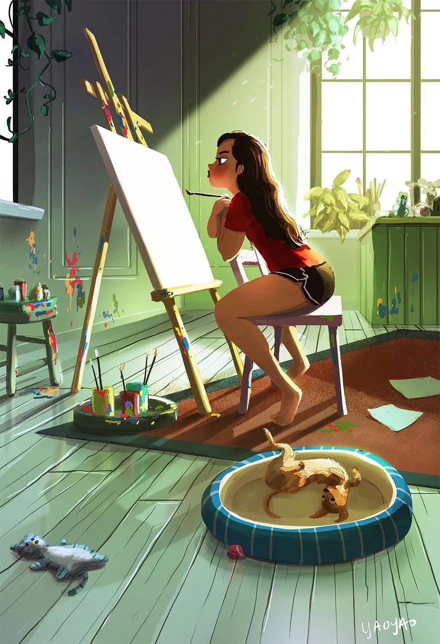 養一隻寵物是什麼體驗？ 來看看這位插畫師的作品，你就懂了