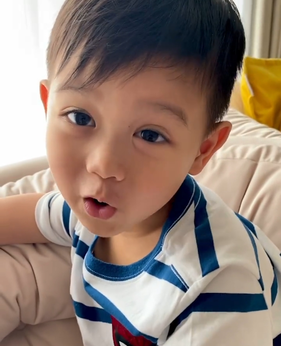 女主外男主內？ 胡杏兒產後一個多月就復工，李乘德輔導兒子有耐心