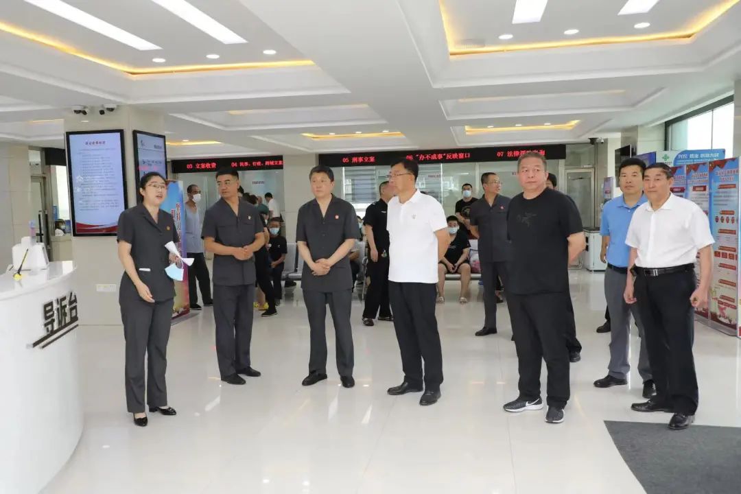 丰满区人大常委会调研丰满法院诉源治理工作