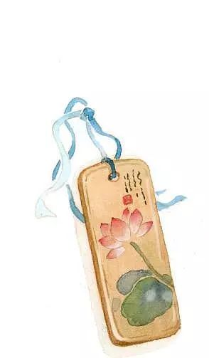 古风美物插画 | 裁为合欢扇，团团似明月