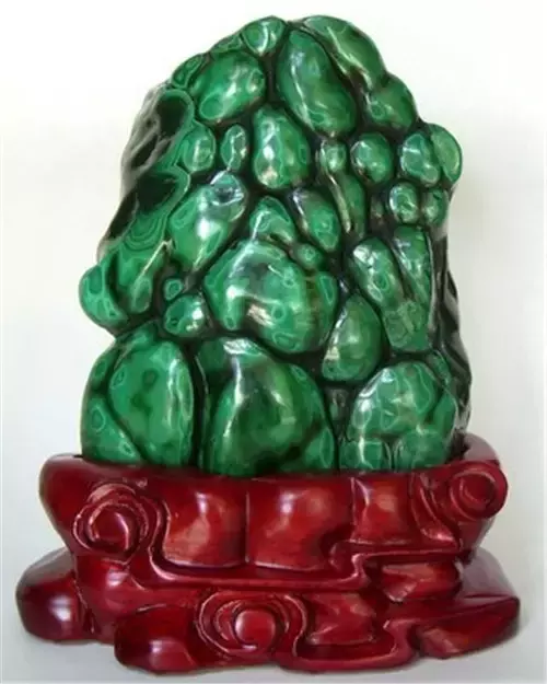 这么美的孔雀石你见过吗太迷人了