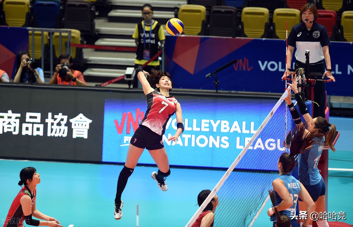 The most beautiful setter of the Japanese women's volleyball team