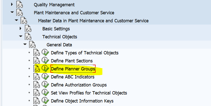 SAP PM 初级系列2 – 定义计划员组