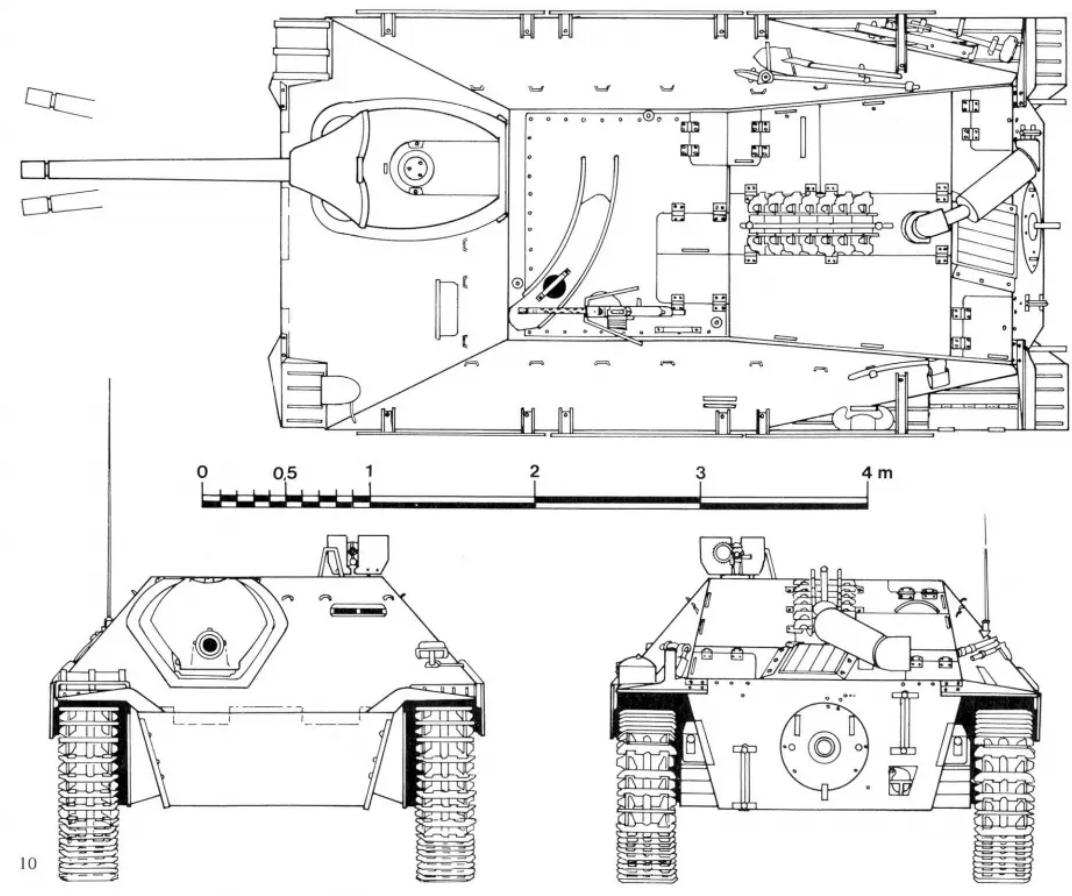 Germany's anti-tank weapon-the hunter tank destroyer, the best tank ...