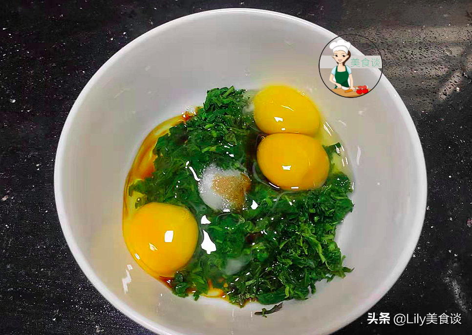图片[6]-艾叶煎鸡蛋做法步骤图 营养又美味-起舞食谱网