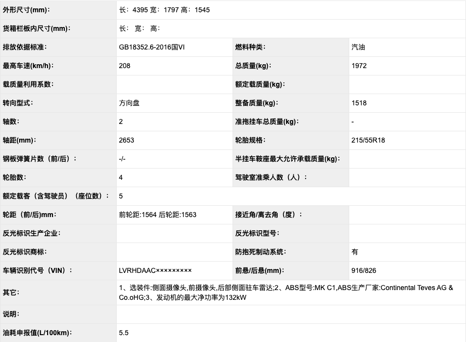 马自达CX-30申报信息！搭载创驰蓝天-X压燃发动机