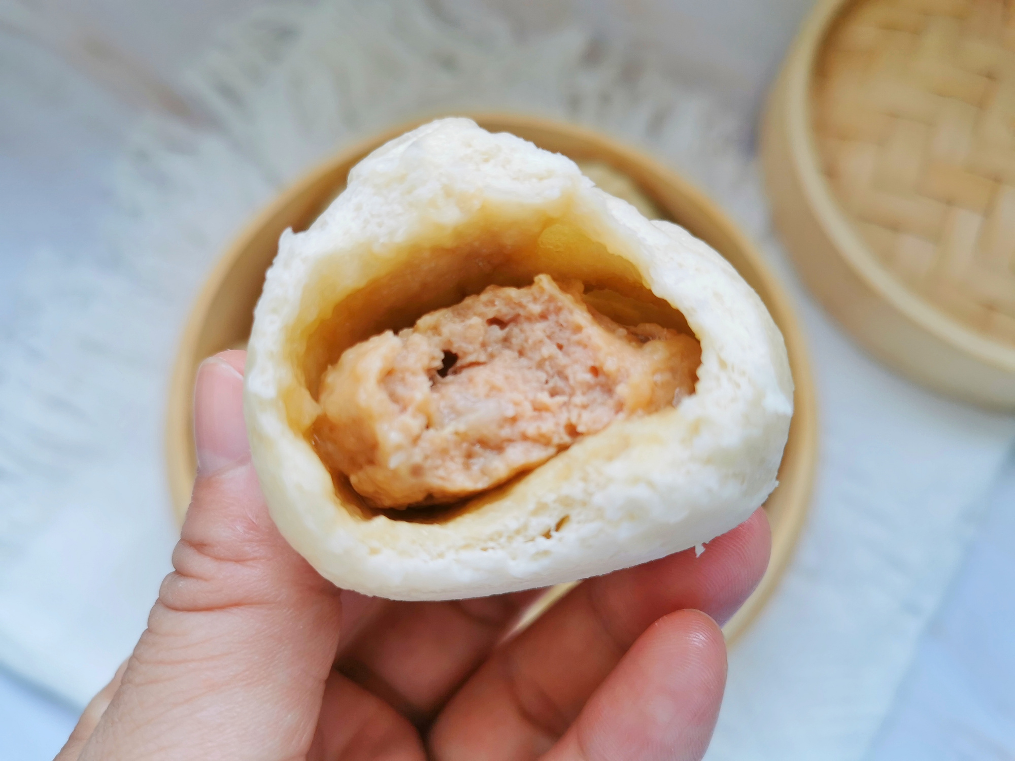 13块钱猪肉，3块钱面粉，做了28个小笼包，一周的早餐就有了