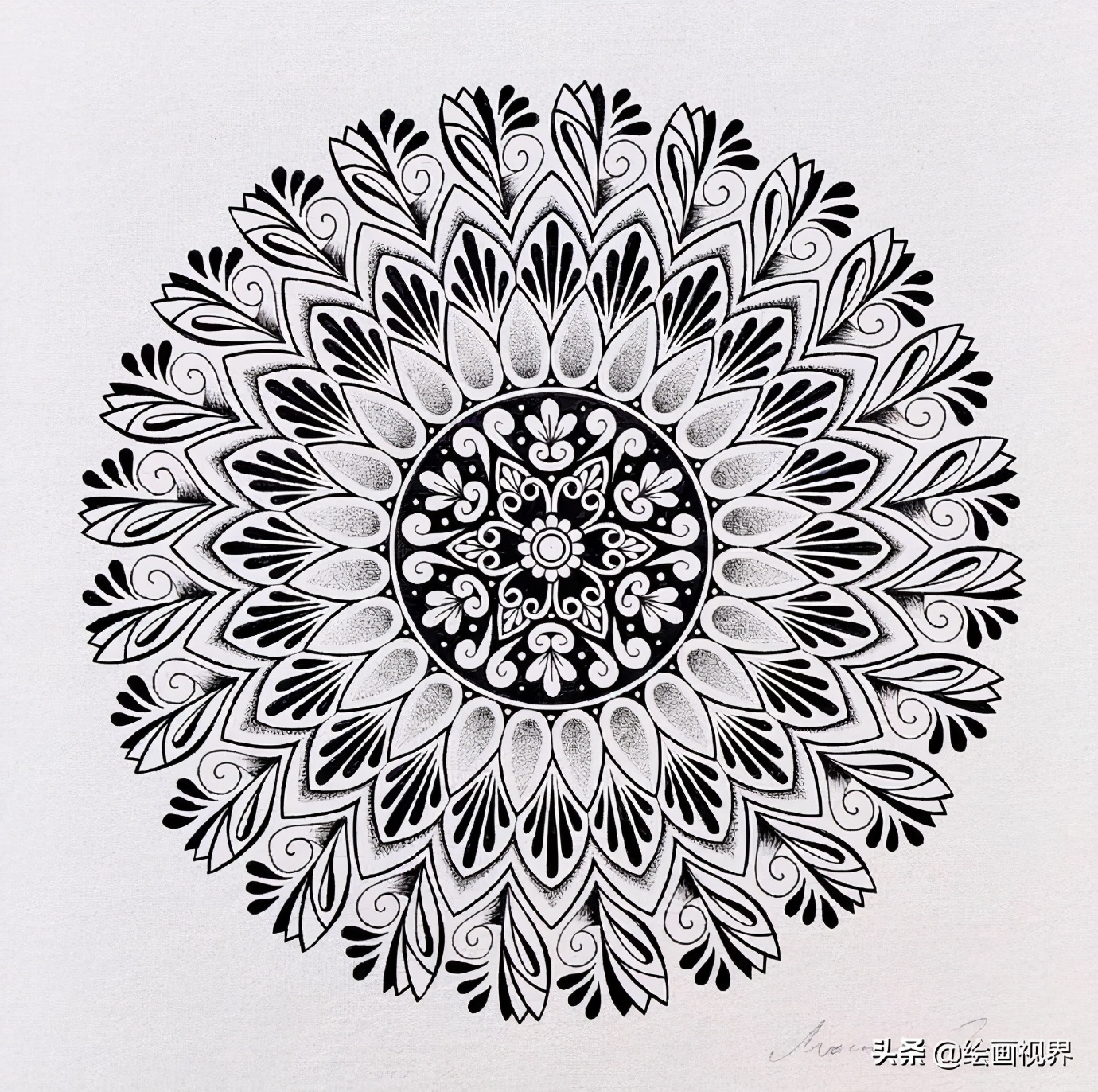 从基础画法教你画,简单易学,学会画缠绕画很简单