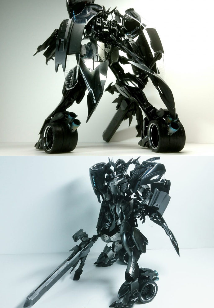 Gunpla Transformable Gunpla Transformers transformation, transformable sports car Barbatos ...