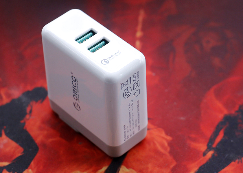 有快充有颜值，奥睿科双口充电器晒单
