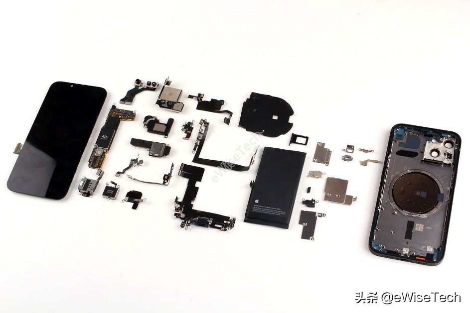 E Dismantling: How to shrink iPhone 13 bangs?How is the inside ...