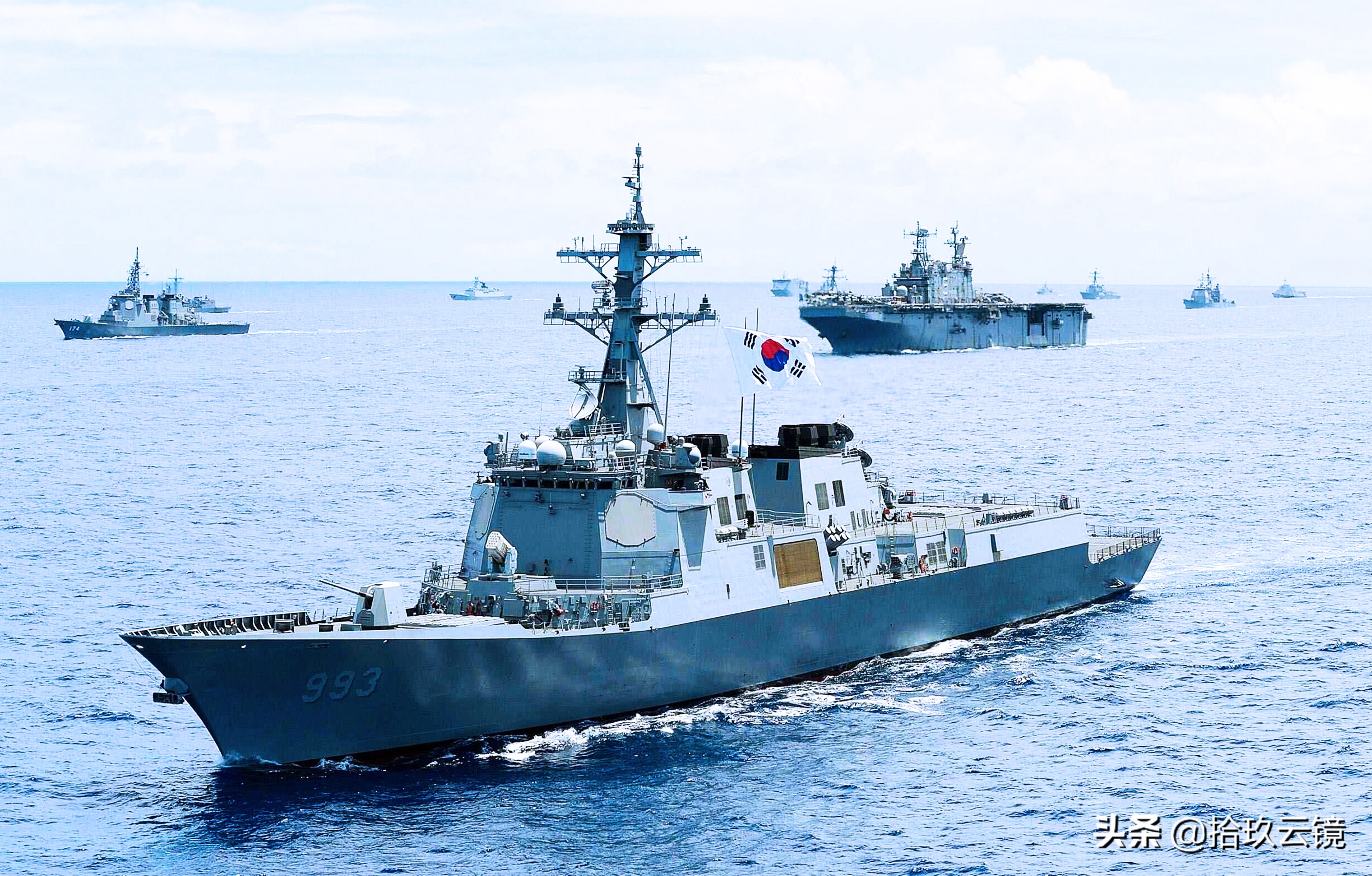 韩国海军有多强？170多艘舰艇、20万吨排水量，实力不容小觑
