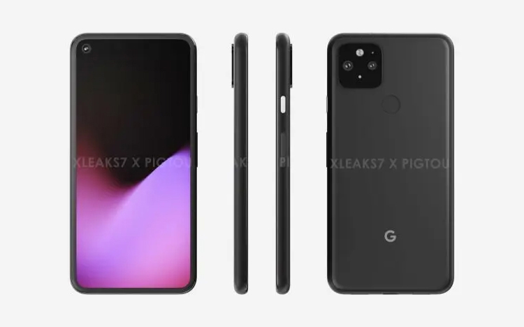 GooglePixel 5宣图曝出：正脸选用挖孔屏设计方案 后置摄像头指纹识别