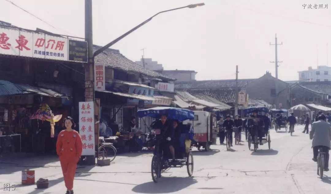 宁波奉化老照片：食品厂，奉港中学，惠政西路，迎春商场，服装城